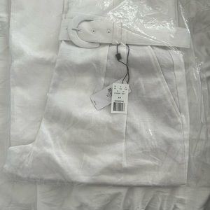 Express wide leg paper bag pant